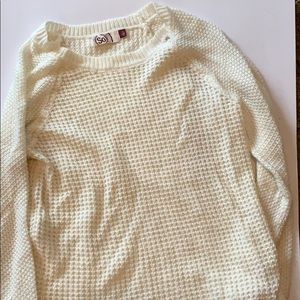 So waffle sweater
